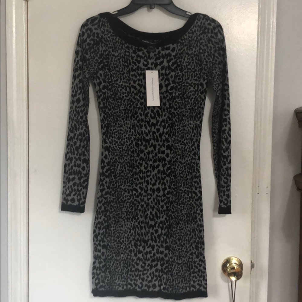 Leopard Jacqaurd Dress, Brand New!!